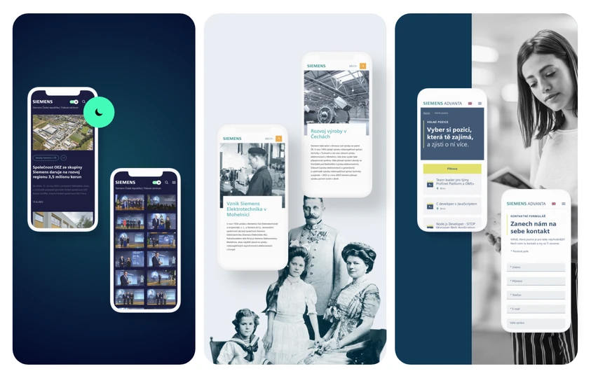 Siemens oceňuje moderní a efektivní Newlogic CMS