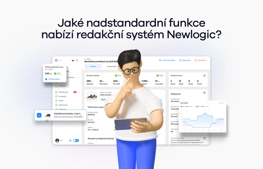 Newlogic CMS 3.0: Nadstandardní funkce jako běžný základ