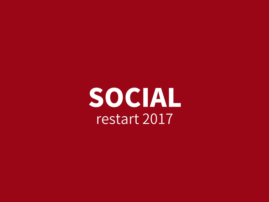 #SOCIALrestart mýma očima