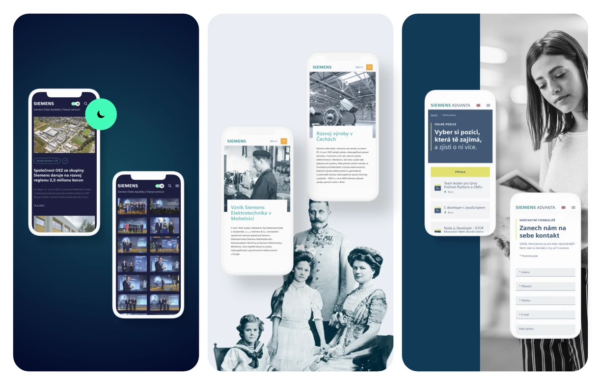 Siemens oceňuje moderní a efektivní Newlogic CMS