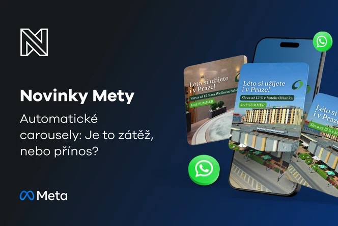 Novinky z Mety: Automatické carousely, Value Rules i reklamy na WhatsAppu